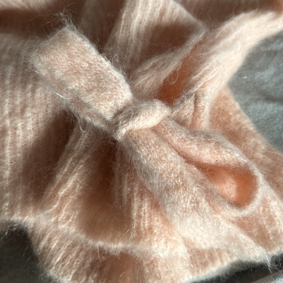 Sezane Emilio Mohair Wool Wrap V Neck Jumper Sweater - Picture 5 of 7